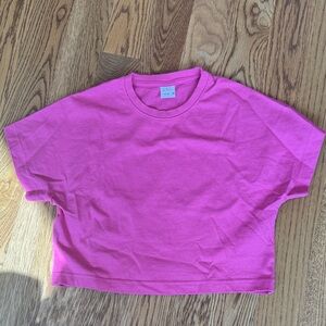 Zara Kids Vibrant Pink Short Sleeve Tee